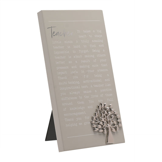 Moments standing Plaque Teacher