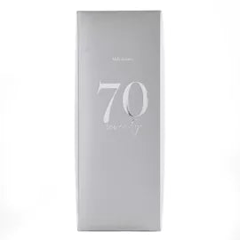 Milestones Champagne Flute 70th Birthday
