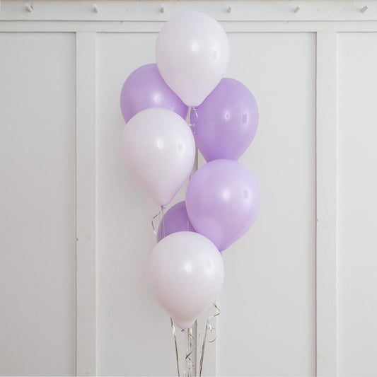 Lilac Latex Balloon Bouquet (Helium Filled)