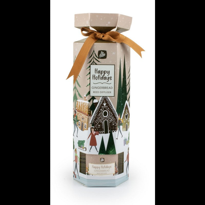 PAN AROMA 100ML CRACKER REED DIFFUSER- HAPPY HOLIDAYS