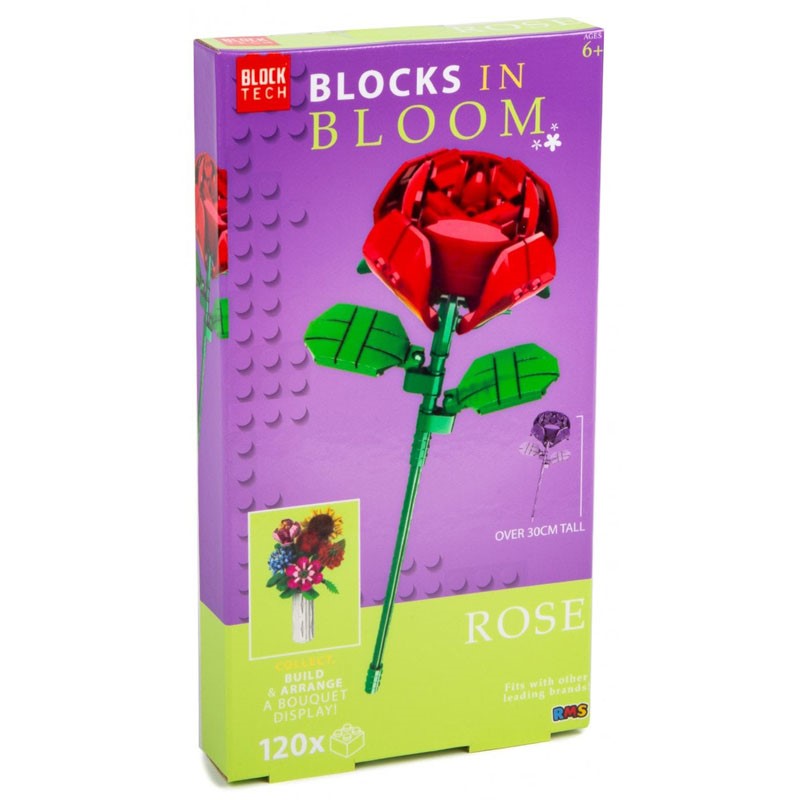 Blocks In Bloom Rose