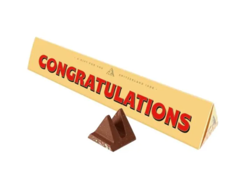 Congratulations Toblerone