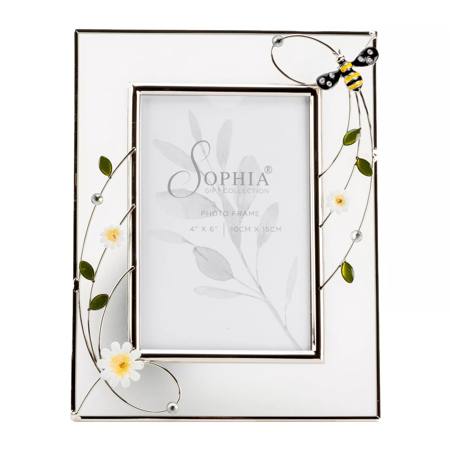 Sophia Classic Gold Butterfly Photo Frame 4" x 6"