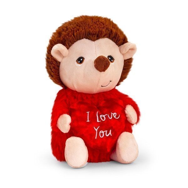 25cm Keeleco Valentines Hedgehog W/Heart