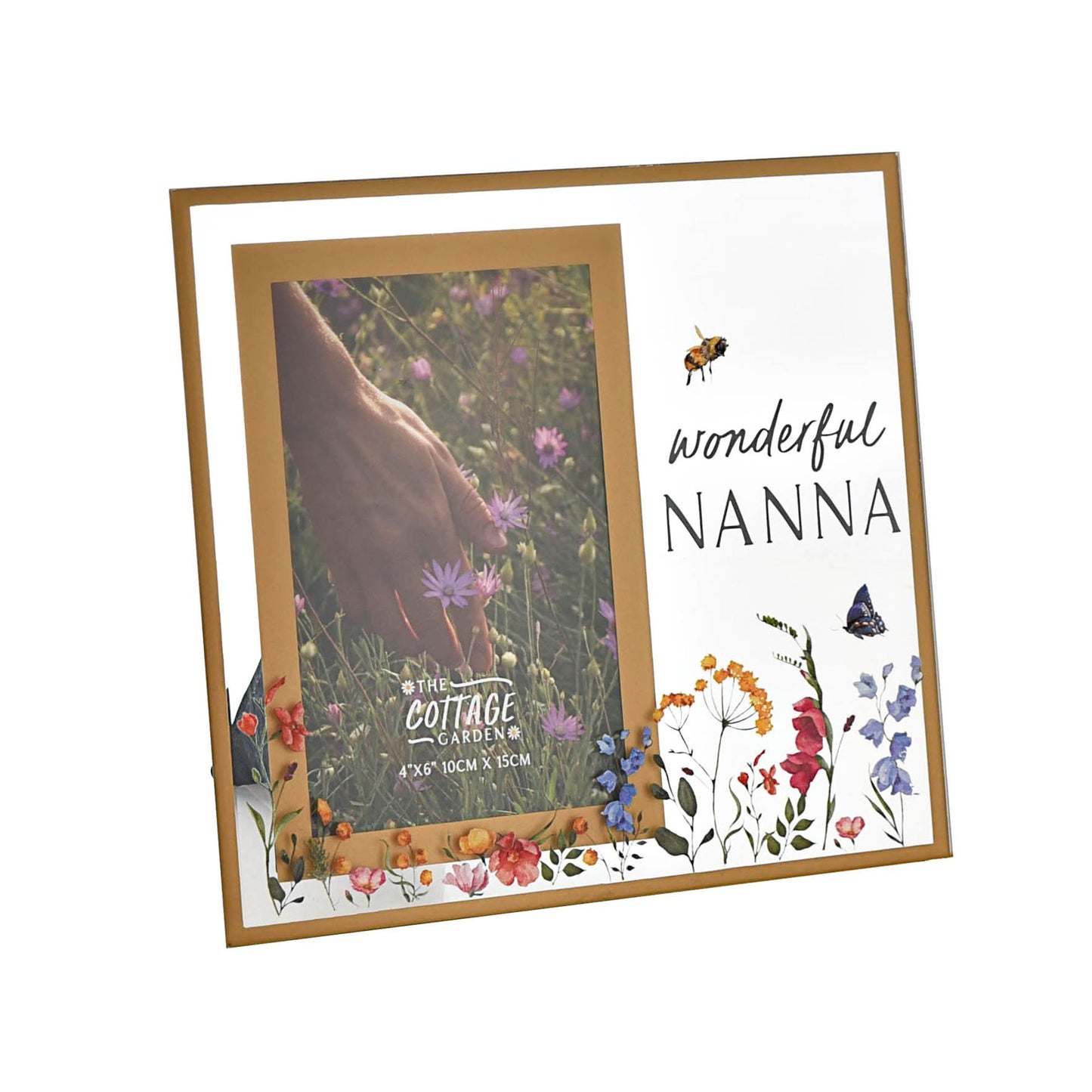 THE COTTAGE GARDEN GLASS FRAME 'NANNA' 4 x6