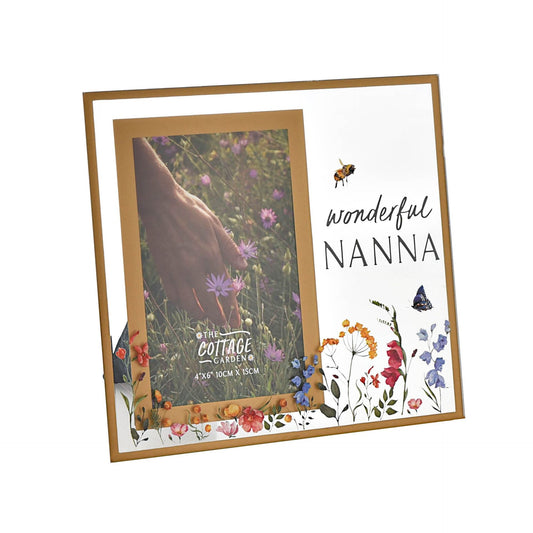 THE COTTAGE GARDEN GLASS FRAME 'NANNA' 4 x6