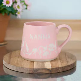 **MULTI 3** The Cottage Garden Pink Floral Mug 'Nanna'