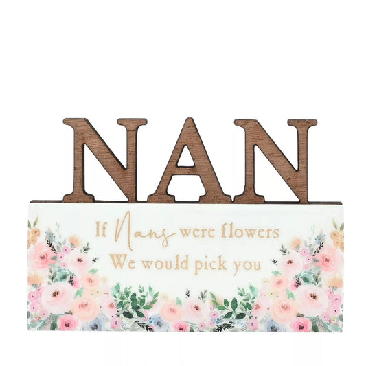 The Cottage Garden Word Plaque - Nan