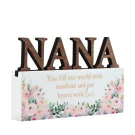 The Cottage Garden Word Plaque - Nana