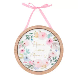 The Cottage Garden Round Plaque - Home