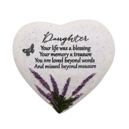 Thoughts Of You Heart Stone Lavender-Daughter