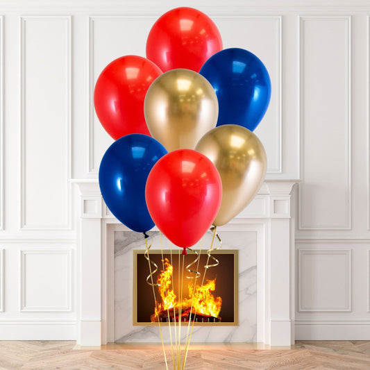 GB Party Latex Balloon Bouquet (Helium Filled)