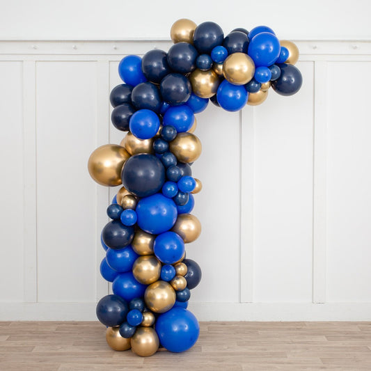 Blue Chrome Latex Organic Half Arch
