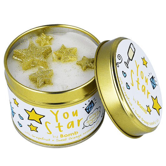 You Star Tin Candle