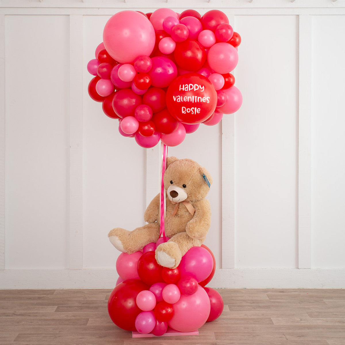 Pink Raspberry Latex Hot Air Balloon (Toy Not Included)