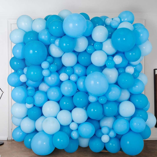 Sky Blue Latex Balloon Wall