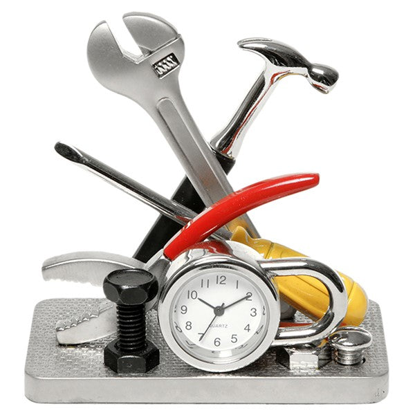 Workshop Tools Desk Clock