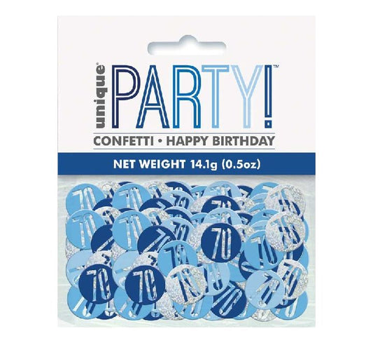 5OZ Glitz Blue 70 Confetti