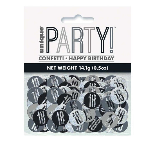 5OZ Glitz Black 18 Confetti