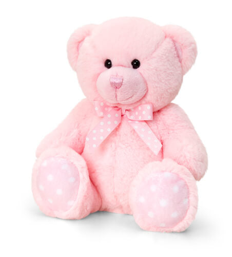 35cm Spotty Bear Pink