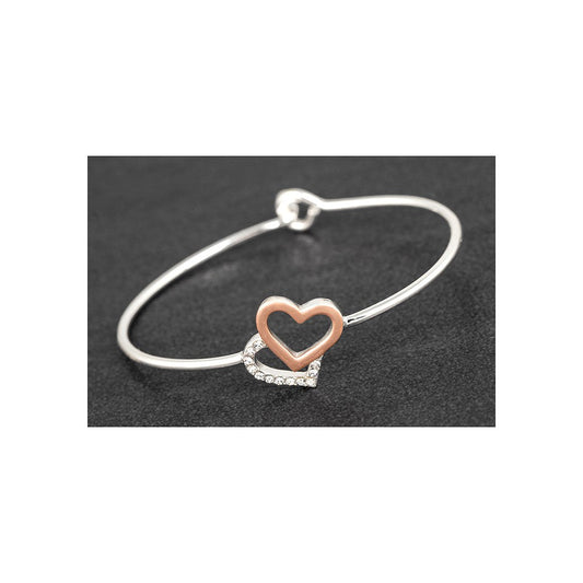 Entwined Hearts SP RGP Bangle | Presentimes