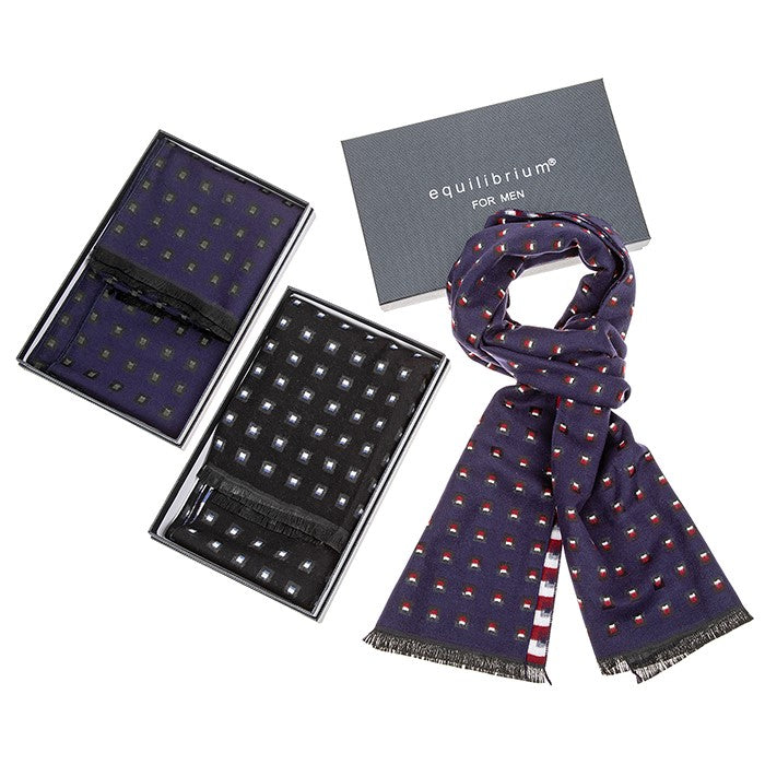 EQ Men Modern Squares Scarf | Presentimes