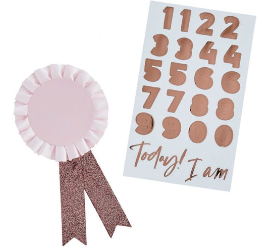 MILESTONE BIRTHDAY PERSONALISED BADGE