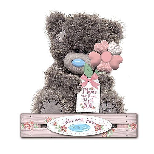Me to You - 7'' Mum Teddy - If Mums' were flowers I'd pick You - Holding Flower