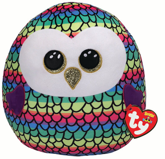 OWEN OWL - SQUISH-A-BOO - 14"