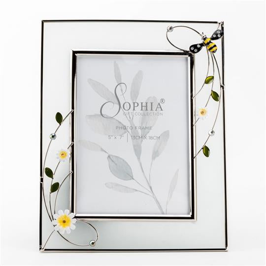 5" x 7" - SOPHIA® Classic Collection Wire & Glass Bee Frame