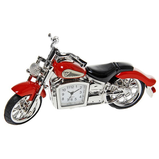 Red Classic Motorbike Clock