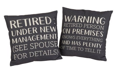 RETIRED CUSHION 2 ASSTD