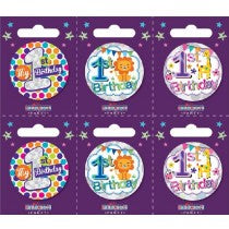 5.5CM AGE 1 SMALL BADGE