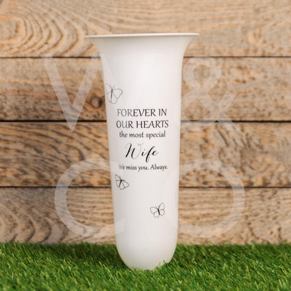 Thoughts Of You 'Wife' Vase