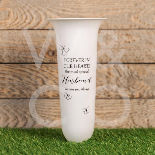 Thoughts Of You 'Husband' Vase