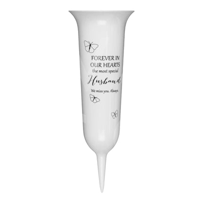 Thoughts Of You 'Husband' Vase