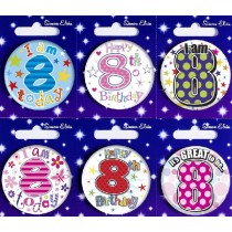 5.5CM AGE 8 SMALL BADGE