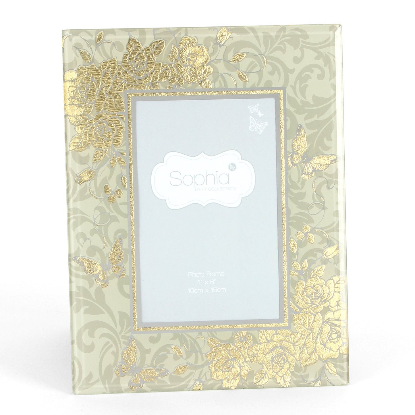 Sophia Gold Rose Collection Photo Frame 4" x 6"