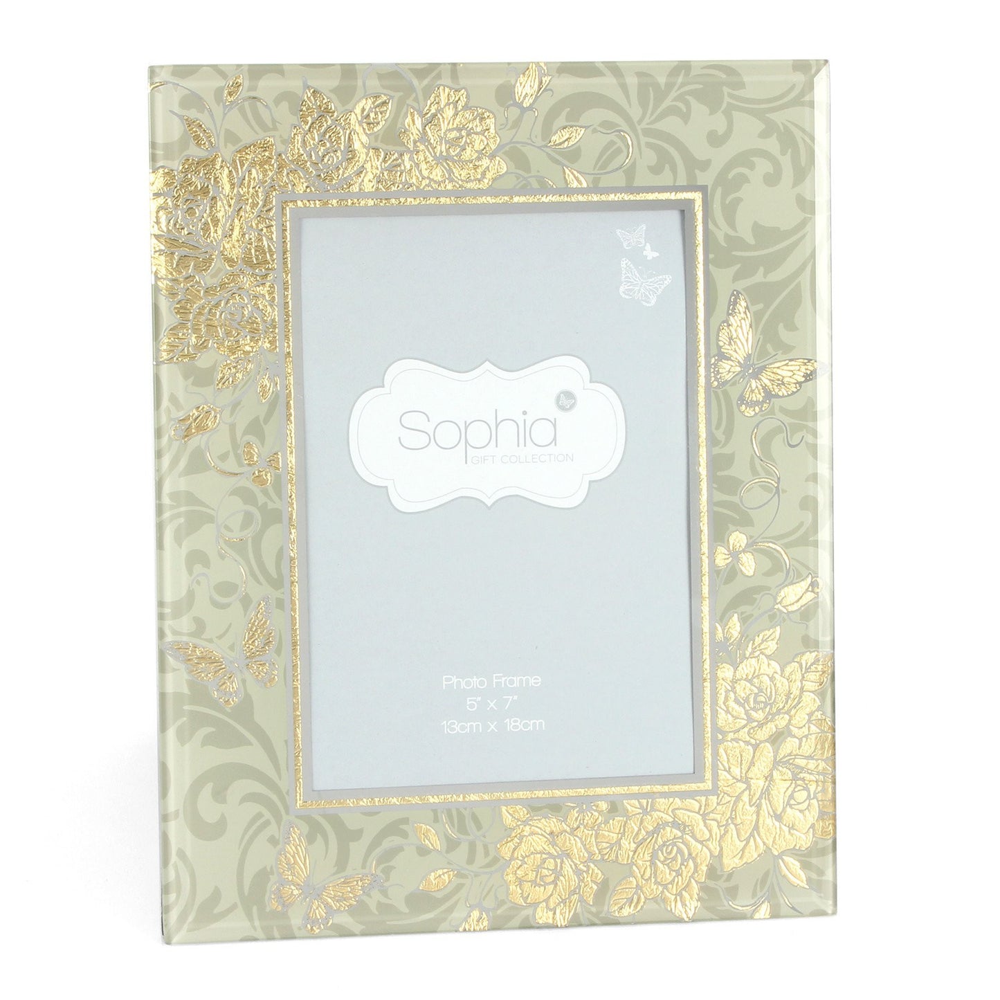 Sophia Gold Rose Collection Photo Frame 5" x 7"
