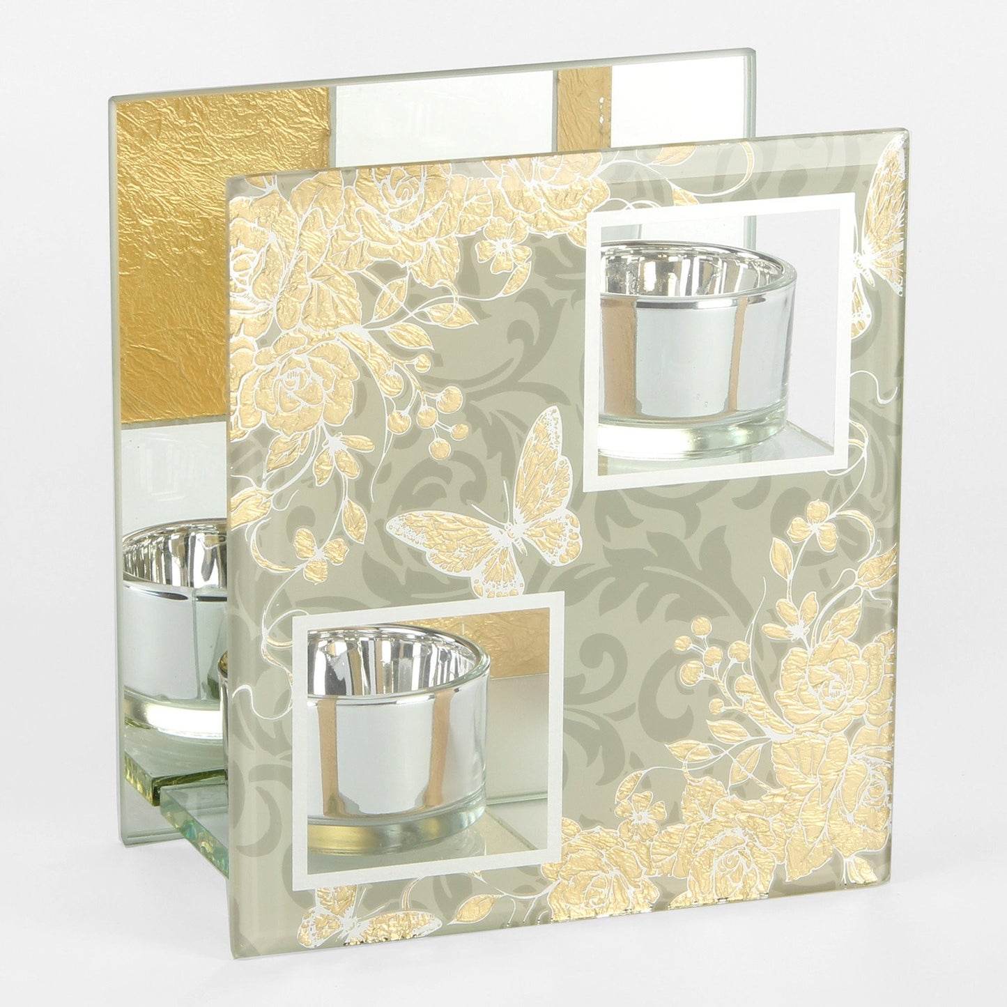 Sophia Gold Rose Collection Double T Lite Holder
