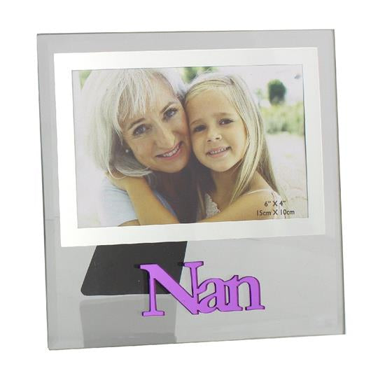 Lasting Memories' Glass Photo Frame "Nan" 6" x 4"