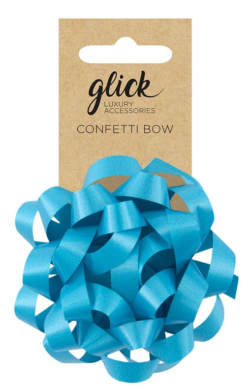 BOW CONFETTI AQUA