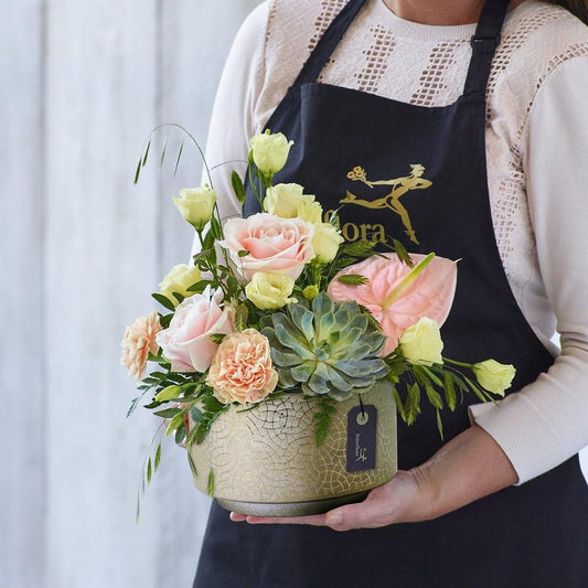 Arrangement made with the finest flowers
