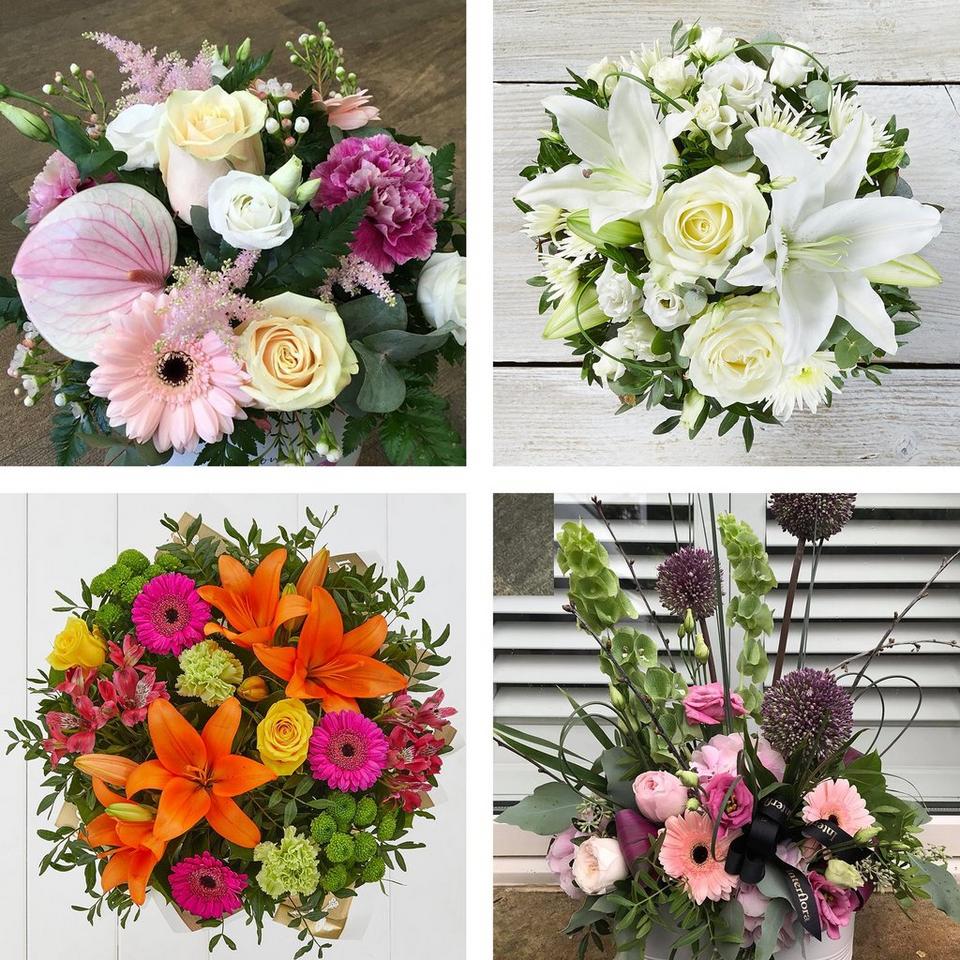 Arrangement made with the finest flowers