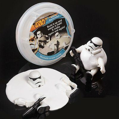 Melting Stromtrooper Moldable Eraser Putty