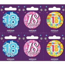 5.5CM AGE 18 SMALL BADGE