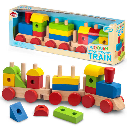 WOODEN STACK 'N' SOUNDS TRAIN