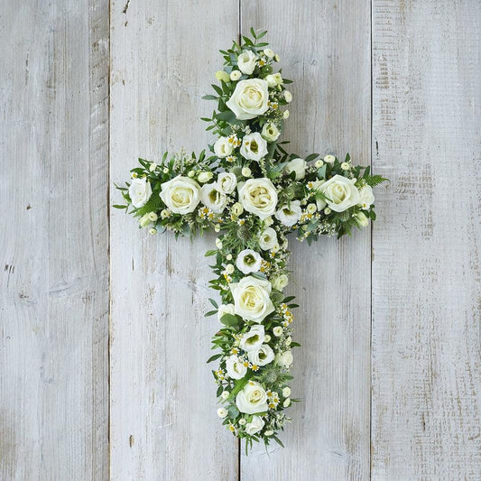 White and Green Cross