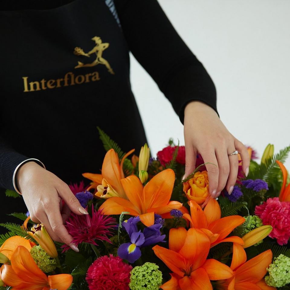 Vibrant Casket Spray