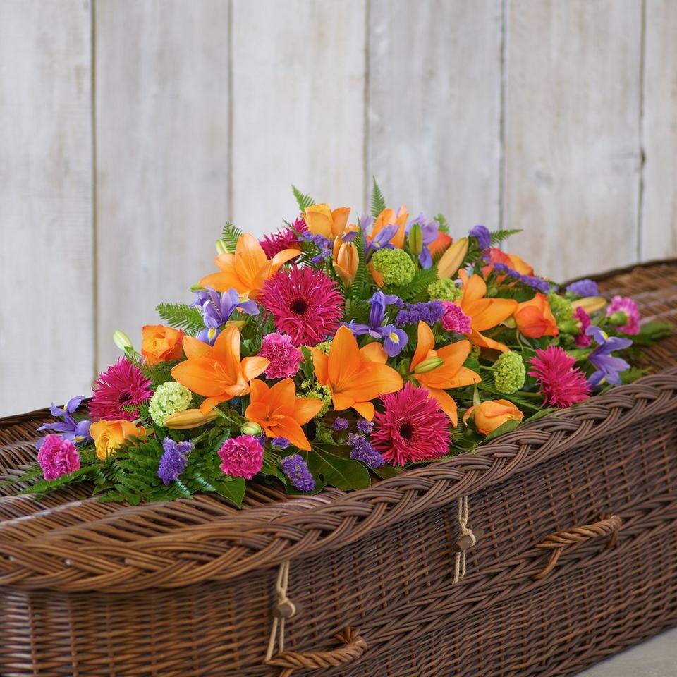 Vibrant Casket Spray
